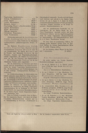 Verordnungs- und Anzeige-Blatt der k.k. General-Direction der österr. Staatsbahnen 19051104 Seite: 7