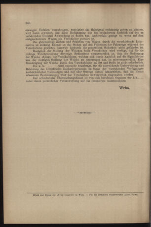 Verordnungs- und Anzeige-Blatt der k.k. General-Direction der österr. Staatsbahnen 19051110 Seite: 4