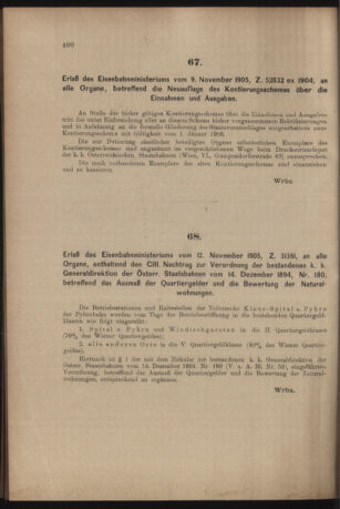 Verordnungs- und Anzeige-Blatt der k.k. General-Direction der österr. Staatsbahnen 19051117 Seite: 2