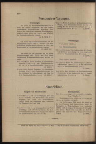 Verordnungs- und Anzeige-Blatt der k.k. General-Direction der österr. Staatsbahnen 19051121 Seite: 8