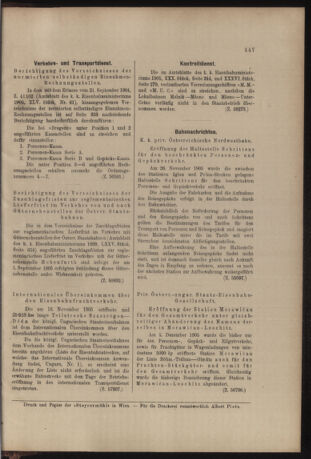 Verordnungs- und Anzeige-Blatt der k.k. General-Direction der österr. Staatsbahnen 19051216 Seite: 7