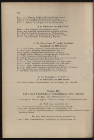 Verordnungs- und Anzeige-Blatt der k.k. General-Direction der österr. Staatsbahnen 19051223 Seite: 16