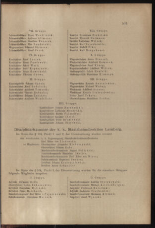 Verordnungs- und Anzeige-Blatt der k.k. General-Direction der österr. Staatsbahnen 19051231 Seite: 13