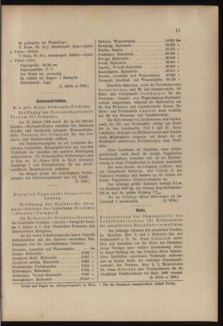 Verordnungs- und Anzeige-Blatt der k.k. General-Direction der österr. Staatsbahnen 19060120 Seite: 9