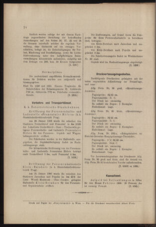 Verordnungs- und Anzeige-Blatt der k.k. General-Direction der österr. Staatsbahnen 19060127 Seite: 6