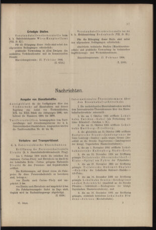 Verordnungs- und Anzeige-Blatt der k.k. General-Direction der österr. Staatsbahnen 19060210 Seite: 5