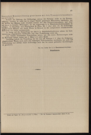 Verordnungs- und Anzeige-Blatt der k.k. General-Direction der österr. Staatsbahnen 19060226 Seite: 3