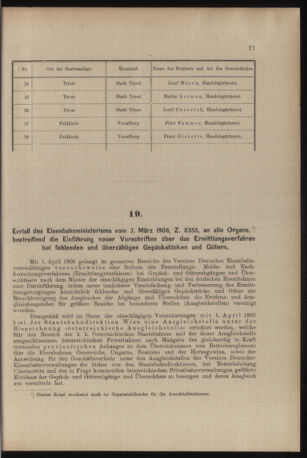 Verordnungs- und Anzeige-Blatt der k.k. General-Direction der österr. Staatsbahnen 19060310 Seite: 3