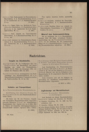 Verordnungs- und Anzeige-Blatt der k.k. General-Direction der österr. Staatsbahnen 19060310 Seite: 9