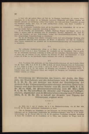 Verordnungs- und Anzeige-Blatt der k.k. General-Direction der österr. Staatsbahnen 19060317 Seite: 14