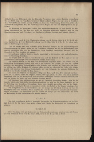 Verordnungs- und Anzeige-Blatt der k.k. General-Direction der österr. Staatsbahnen 19060317 Seite: 15