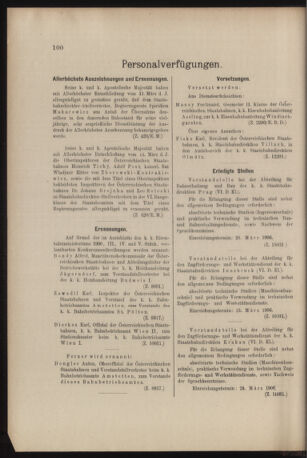 Verordnungs- und Anzeige-Blatt der k.k. General-Direction der österr. Staatsbahnen 19060317 Seite: 16