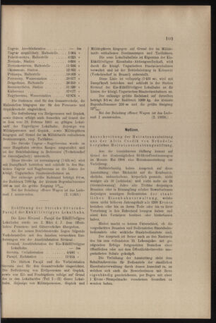 Verordnungs- und Anzeige-Blatt der k.k. General-Direction der österr. Staatsbahnen 19060317 Seite: 19