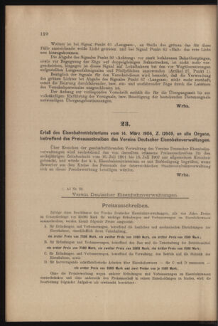 Verordnungs- und Anzeige-Blatt der k.k. General-Direction der österr. Staatsbahnen 19060324 Seite: 6