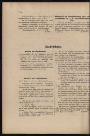 Verordnungs- und Anzeige-Blatt der k.k. General-Direction der österr. Staatsbahnen 19060407 Seite: 2