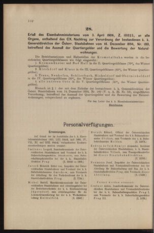 Verordnungs- und Anzeige-Blatt der k.k. General-Direction der österr. Staatsbahnen 19060414 Seite: 2