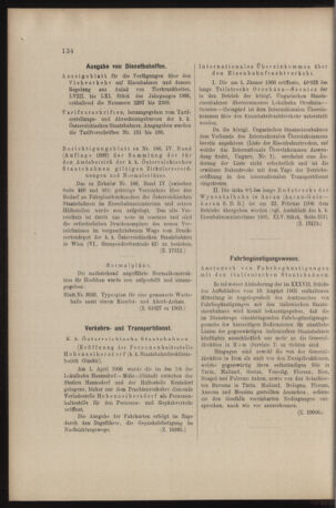 Verordnungs- und Anzeige-Blatt der k.k. General-Direction der österr. Staatsbahnen 19060414 Seite: 4