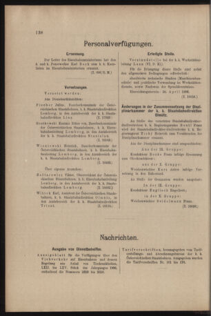 Verordnungs- und Anzeige-Blatt der k.k. General-Direction der österr. Staatsbahnen 19060421 Seite: 2