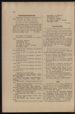 Verordnungs- und Anzeige-Blatt der k.k. General-Direction der österr. Staatsbahnen 19060428 Seite: 6