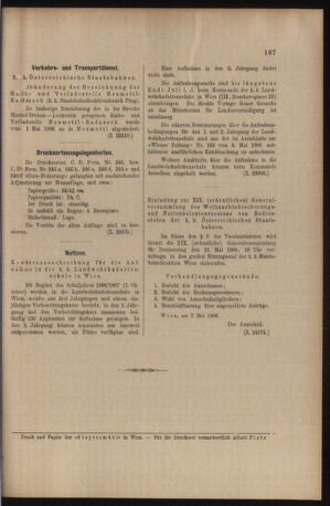 Verordnungs- und Anzeige-Blatt der k.k. General-Direction der österr. Staatsbahnen 19060519 Seite: 7