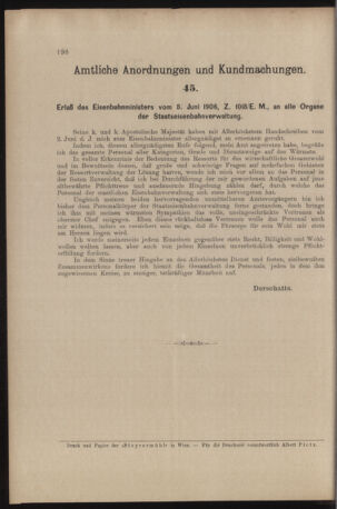 Verordnungs- und Anzeige-Blatt der k.k. General-Direction der österr. Staatsbahnen 19060611 Seite: 2