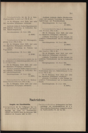 Verordnungs- und Anzeige-Blatt der k.k. General-Direction der österr. Staatsbahnen 19060611 Seite: 5