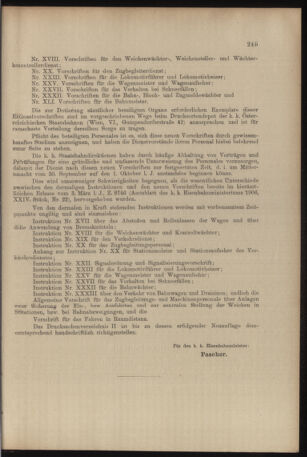 Verordnungs- und Anzeige-Blatt der k.k. General-Direction der österr. Staatsbahnen 19060628 Seite: 31