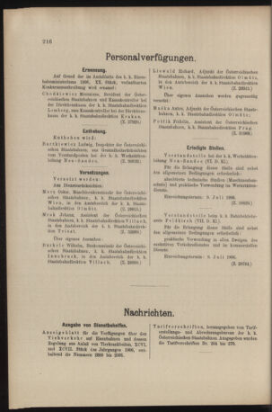 Verordnungs- und Anzeige-Blatt der k.k. General-Direction der österr. Staatsbahnen 19060628 Seite: 32