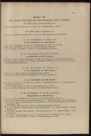 Verordnungs- und Anzeige-Blatt der k.k. General-Direction der österr. Staatsbahnen 19060628 Seite: 7