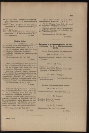 Verordnungs- und Anzeige-Blatt der k.k. General-Direction der österr. Staatsbahnen 19060721 Seite: 17