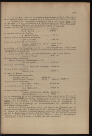 Verordnungs- und Anzeige-Blatt der k.k. General-Direction der österr. Staatsbahnen 19060721 Seite: 5