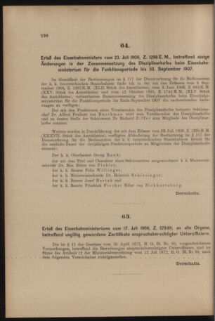 Verordnungs- und Anzeige-Blatt der k.k. General-Direction der österr. Staatsbahnen 19060728 Seite: 2