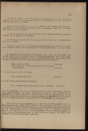 Verordnungs- und Anzeige-Blatt der k.k. General-Direction der österr. Staatsbahnen 19060818 Seite: 7