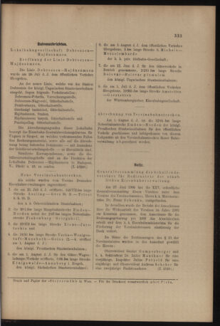 Verordnungs- und Anzeige-Blatt der k.k. General-Direction der österr. Staatsbahnen 19060825 Seite: 3