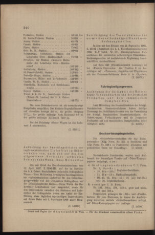 Verordnungs- und Anzeige-Blatt der k.k. General-Direction der österr. Staatsbahnen 19060901 Seite: 6