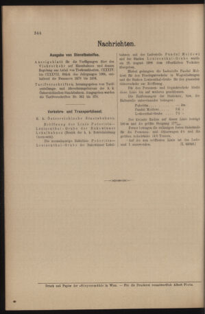 Verordnungs- und Anzeige-Blatt der k.k. General-Direction der österr. Staatsbahnen 19060907 Seite: 4