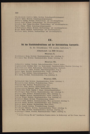 Verordnungs- und Anzeige-Blatt der k.k. General-Direction der österr. Staatsbahnen 19060913 Seite: 2