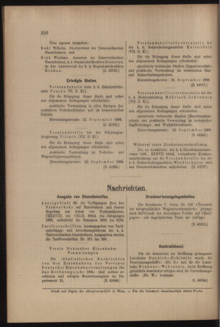 Verordnungs- und Anzeige-Blatt der k.k. General-Direction der österr. Staatsbahnen 19060915 Seite: 2