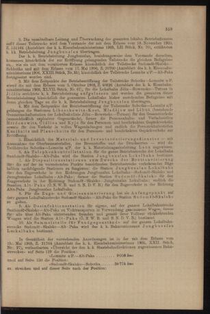 Verordnungs- und Anzeige-Blatt der k.k. General-Direction der österr. Staatsbahnen 19060922 Seite: 3