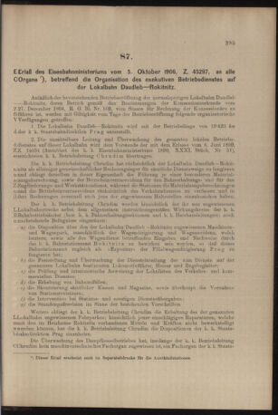 Verordnungs- und Anzeige-Blatt der k.k. General-Direction der österr. Staatsbahnen 19061013 Seite: 7