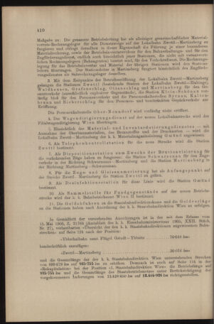 Verordnungs- und Anzeige-Blatt der k.k. General-Direction der österr. Staatsbahnen 19061020 Seite: 2