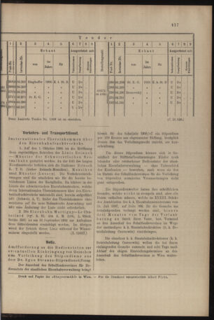 Verordnungs- und Anzeige-Blatt der k.k. General-Direction der österr. Staatsbahnen 19061020 Seite: 9