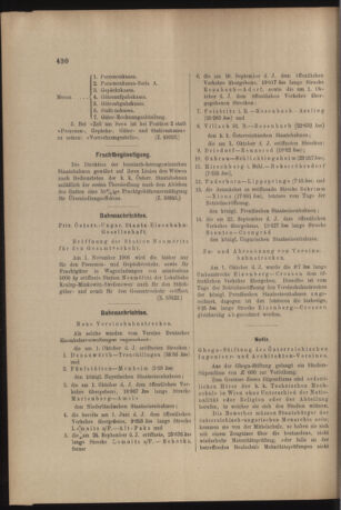 Verordnungs- und Anzeige-Blatt der k.k. General-Direction der österr. Staatsbahnen 19061027 Seite: 12