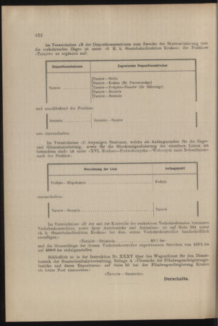 Verordnungs- und Anzeige-Blatt der k.k. General-Direction der österr. Staatsbahnen 19061027 Seite: 4