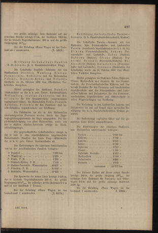 Verordnungs- und Anzeige-Blatt der k.k. General-Direction der österr. Staatsbahnen 19061027 Seite: 9