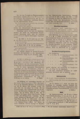 Verordnungs- und Anzeige-Blatt der k.k. General-Direction der österr. Staatsbahnen 19061110 Seite: 4