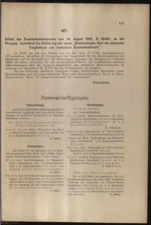 Verordnungs- und Anzeige-Blatt der k.k. General-Direction der österr. Staatsbahnen 19061124 Seite: 5