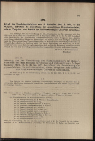 Verordnungs- und Anzeige-Blatt der k.k. General-Direction der österr. Staatsbahnen 19061201 Seite: 5