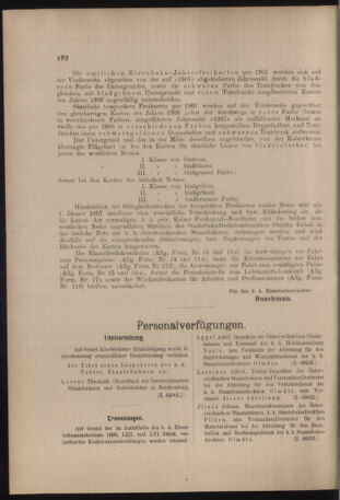 Verordnungs- und Anzeige-Blatt der k.k. General-Direction der österr. Staatsbahnen 19061215 Seite: 6