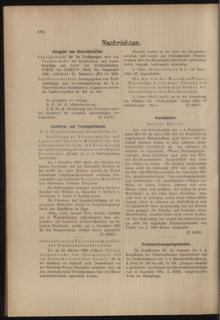 Verordnungs- und Anzeige-Blatt der k.k. General-Direction der österr. Staatsbahnen 19061215 Seite: 8